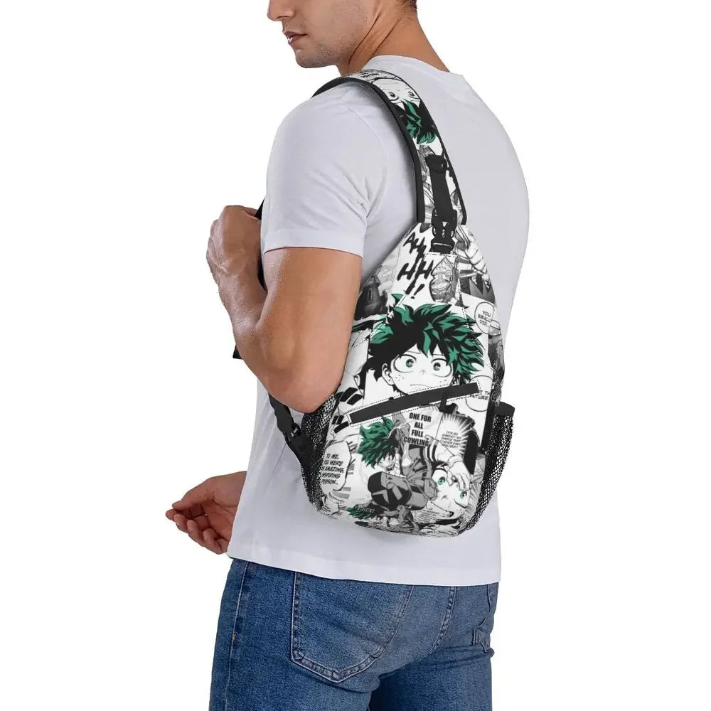 Mochila Compacta Moderna 2 em 1 My Hero Academia