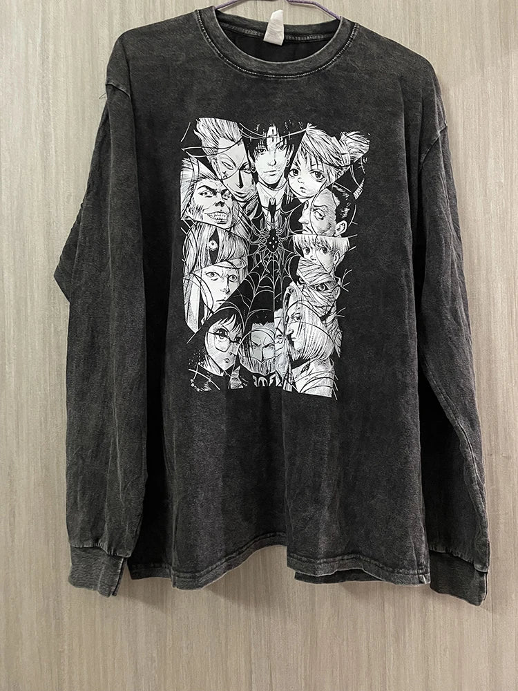 CAMISA MANGA LONGA HUNTER X HUNTER VINTAGE