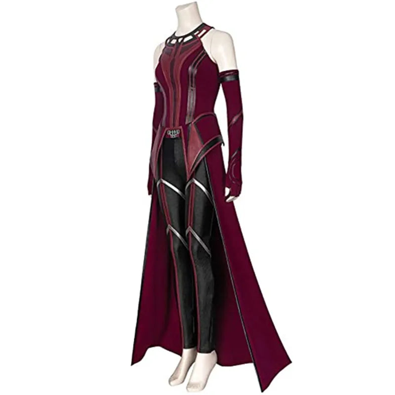 Fantasia Cosplay Adulto Feiticeira Escarlate