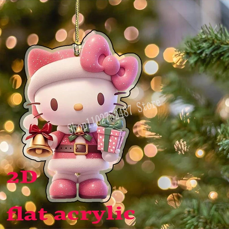 Decoração de Natal Sanrio: Pendentes Hello Kitty e Amigos