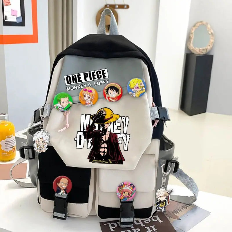 Kit Mochila One Piece Mangá Anime Japão Volta as Aulas 2023