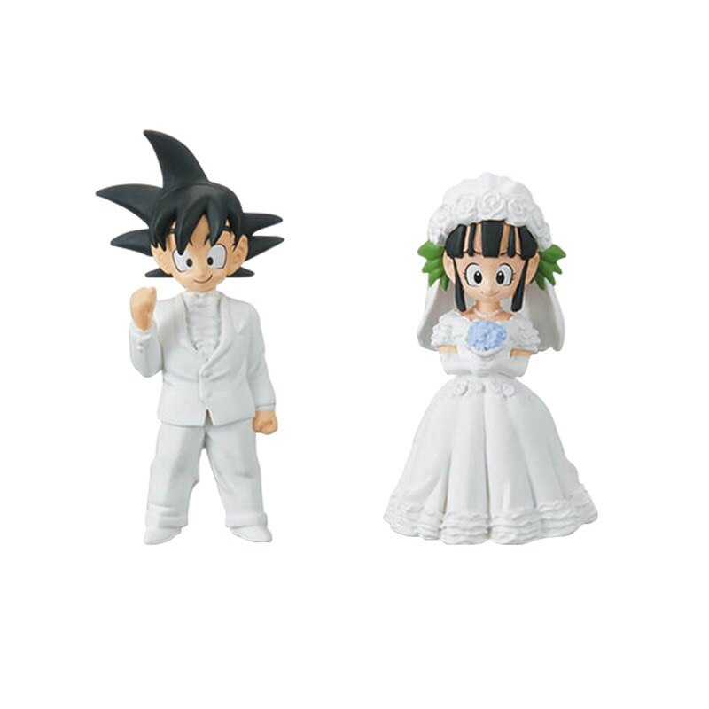 BONECOS - GOKU E CHICHI SE CASANDO