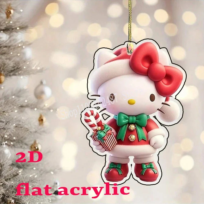 Decoração de Natal Sanrio: Pendentes Hello Kitty e Amigos