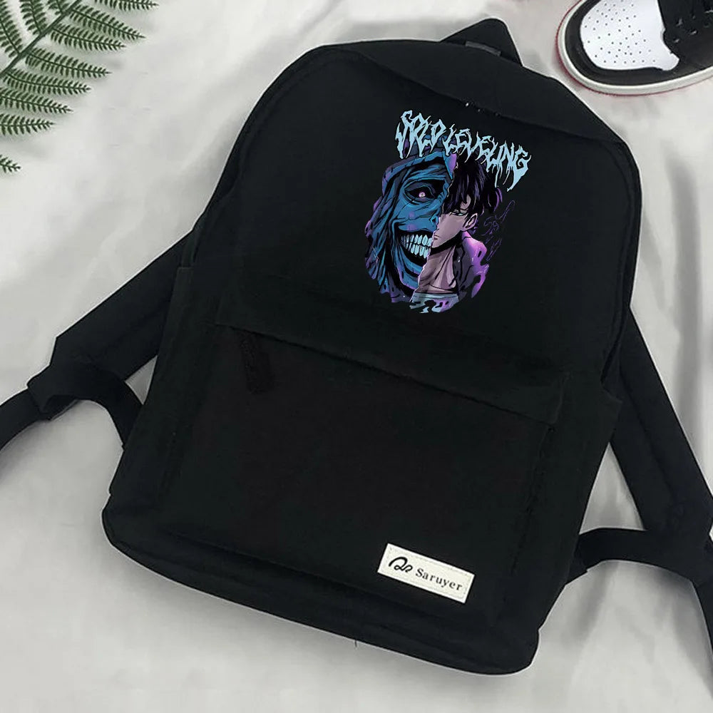 Mochila Solo Leveling Estátua de Deus