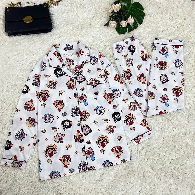 Pijama Figurinhas One Piece