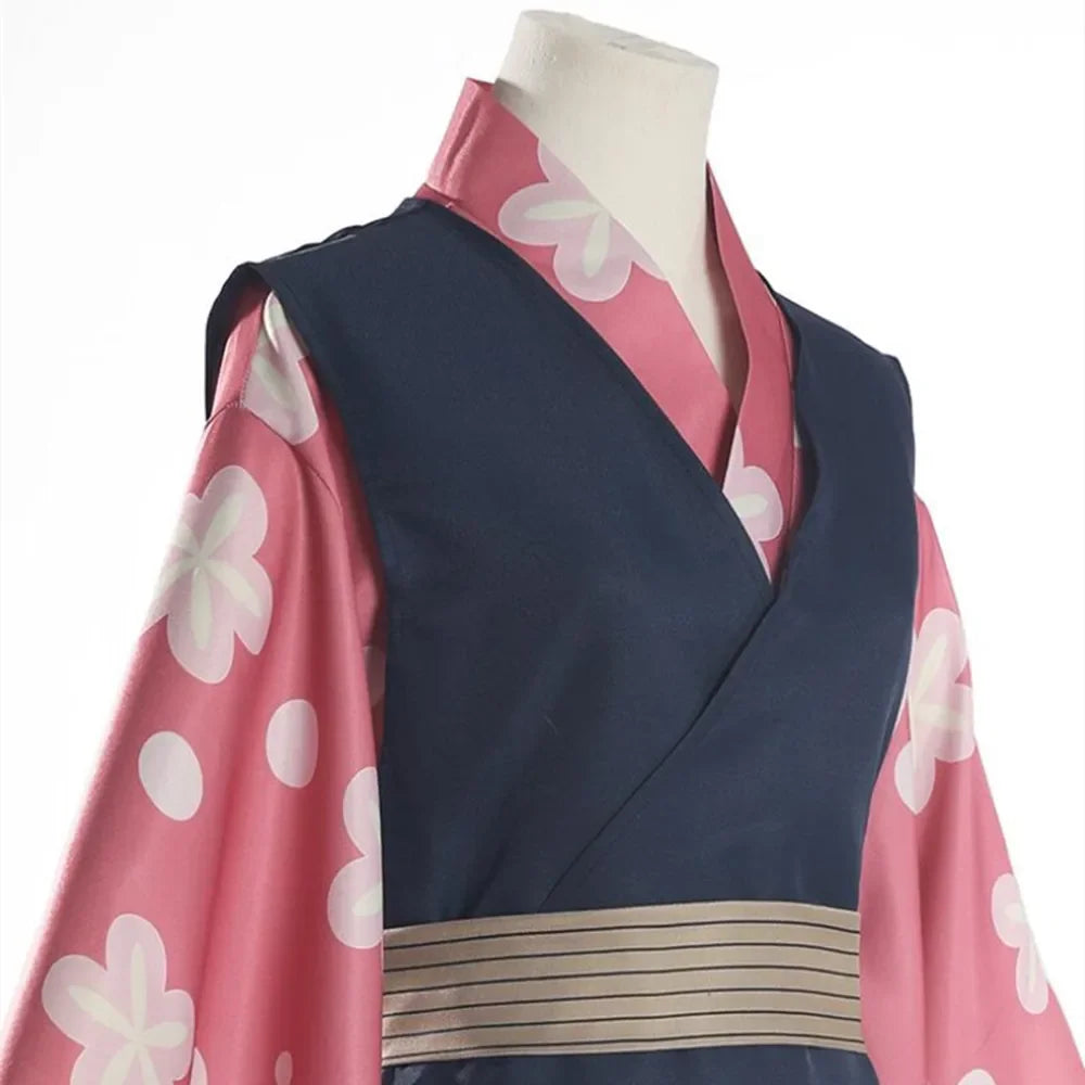 Fantasia Cosplay Adulto e Infantil Makomo, Demon Slayer