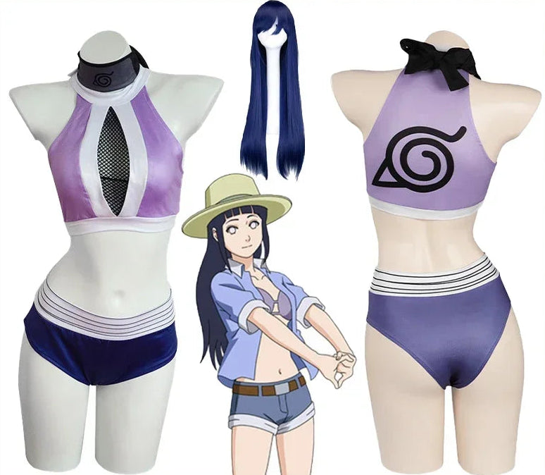 Biquíni Cosplay Hinata Hyuga – Naruto Shippuden