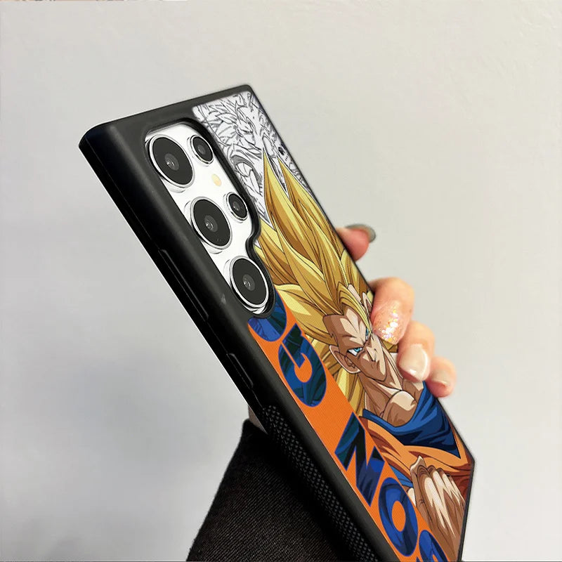 Capinha 3D Son Goku Dual Form – Super Saiyajin + Instinto Superior (Samsung S)