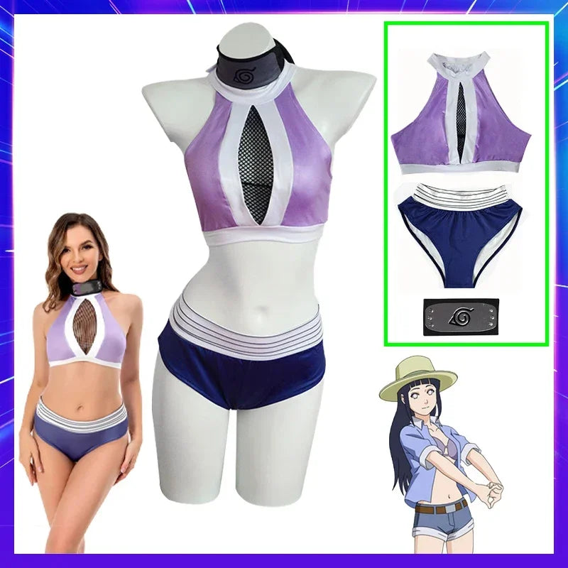 Biquíni Cosplay Hinata Hyuga – Naruto Shippuden