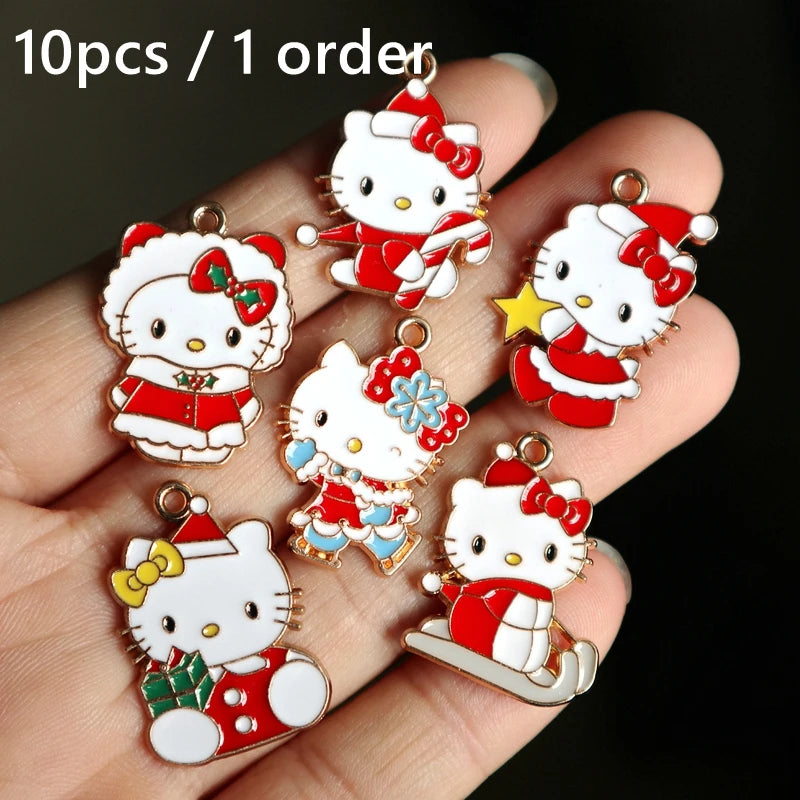 Pingete Kit 6pcs Charms Natal Sanrio