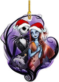 Pendente Natalino Jack e Sally