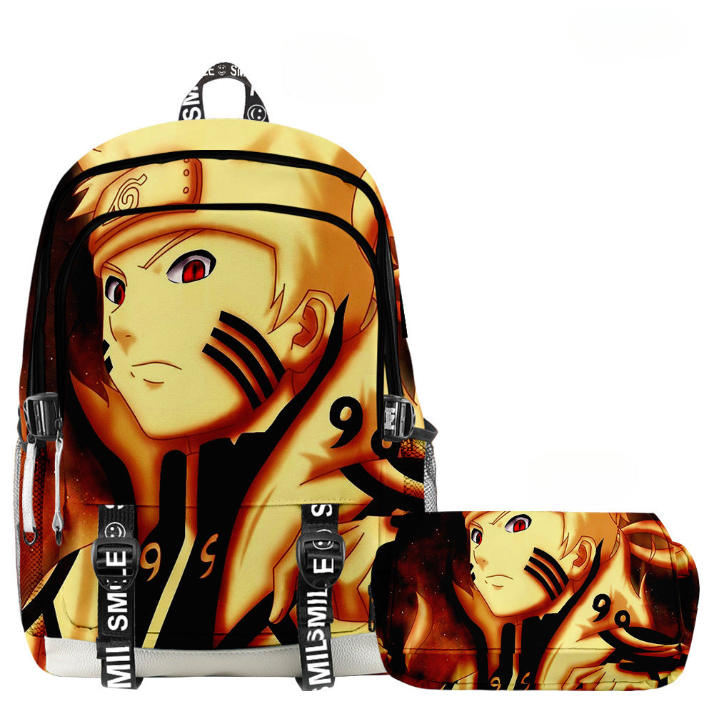 Mochila Naruto + Estojo (Brinde)