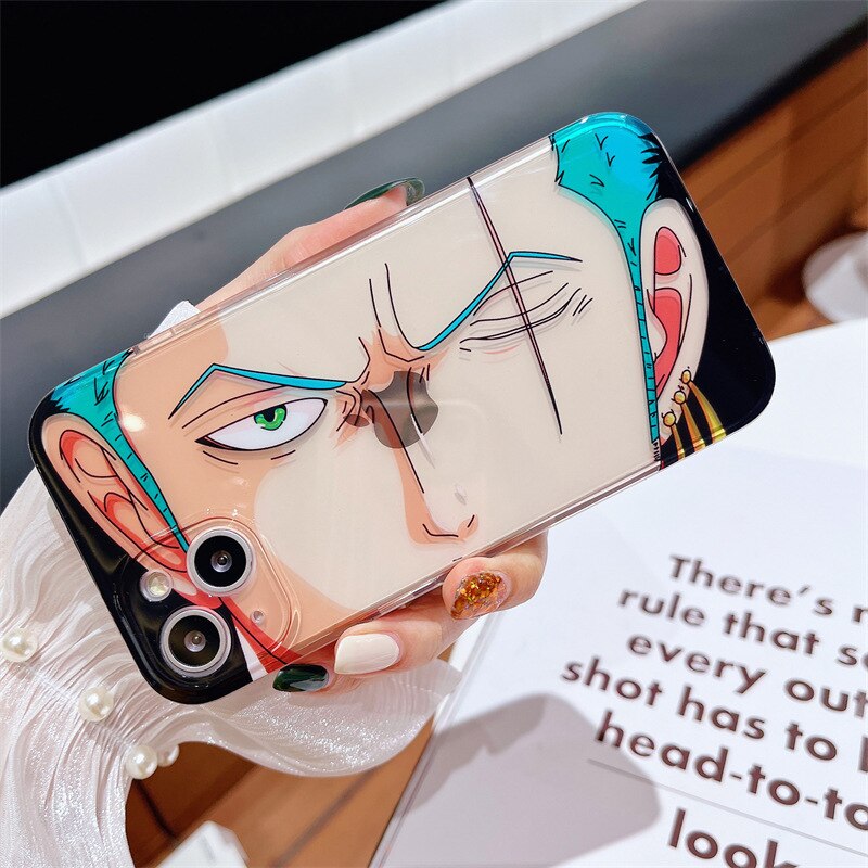 Capinha Glass Luffy & Zoro Eyes (iPhone)