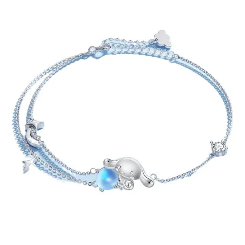 Bracelete Prata 925 Cinnamoroll Delicado