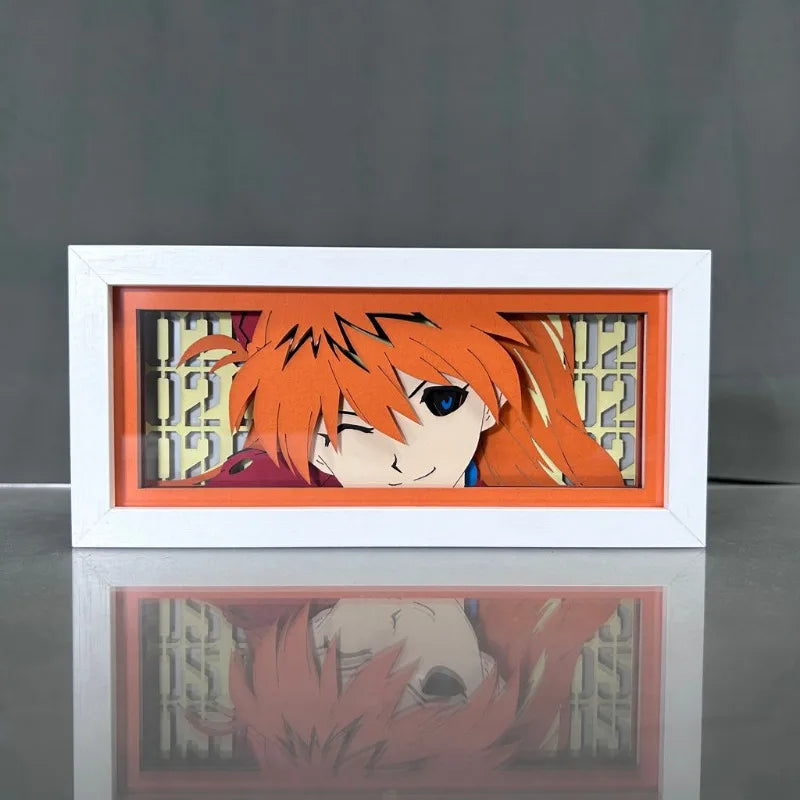 QUADRO LUMINOSO ASUKA X AYANAMI, EVANGELION