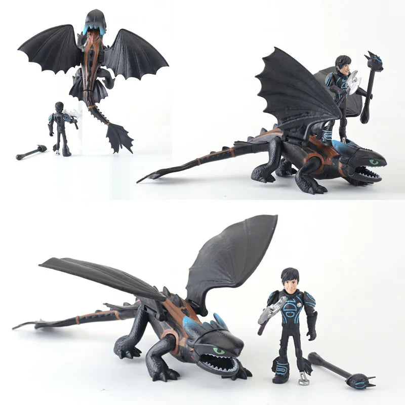 Bonecos Como Treinar o Seu Dragão (6 Peças Colecionáveis - 8 a 22cm)