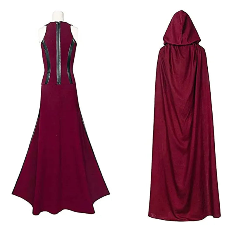 Fantasia Cosplay Adulto Feiticeira Escarlate