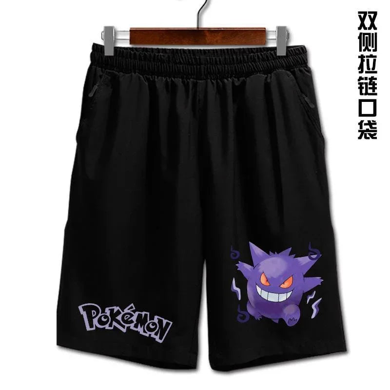 Bermuda Infantil Pokémon Gengar Black