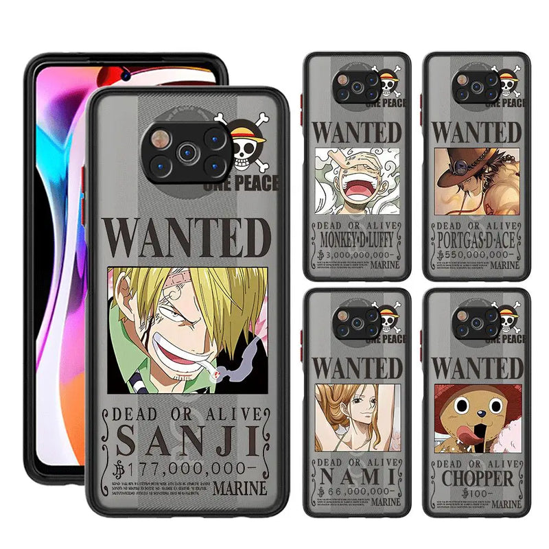 CAPINHA ONE PIECE WANTED (XIAOMI)