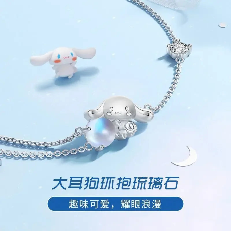 Bracelete Prata 925 Cinnamoroll Delicado