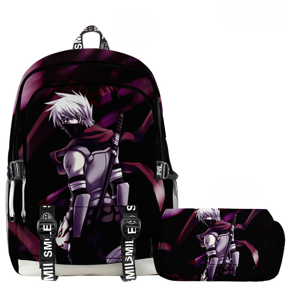 Mochila Naruto + Estojo (Brinde)