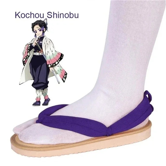 Sandálias Cosplay Demon Slayer – Geta Tradicional Japonesa