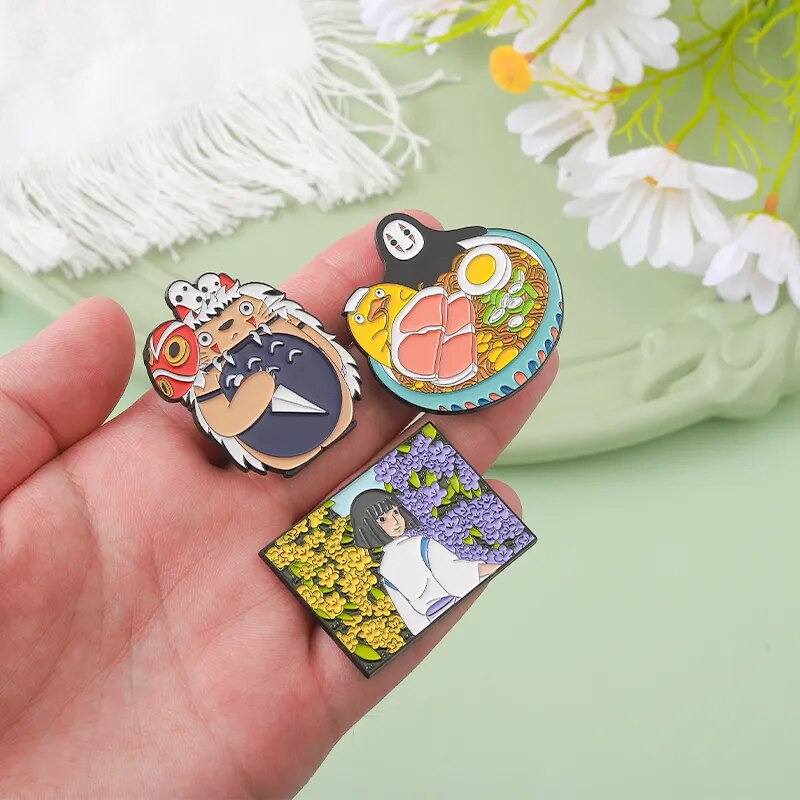 BROCHES STUDIOS GHIBLI KAWAII