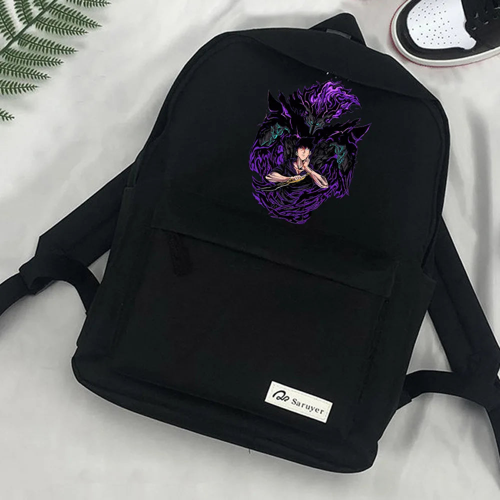 Mochila Solo Leveling Estátua de Deus