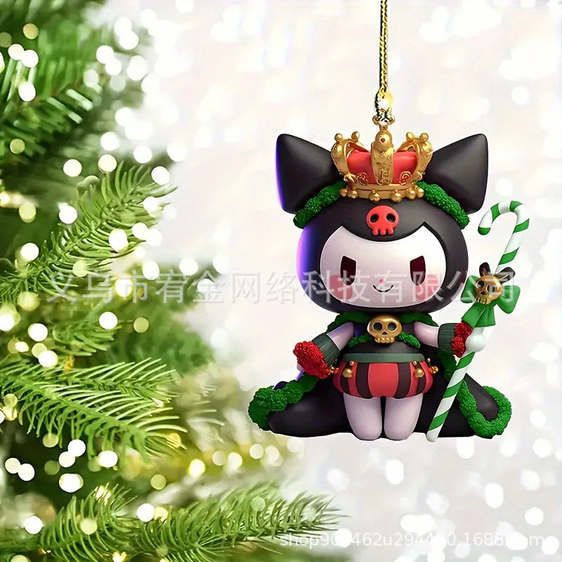 Decoração de Natal Sanrio: Pendentes Hello Kitty e Amigos