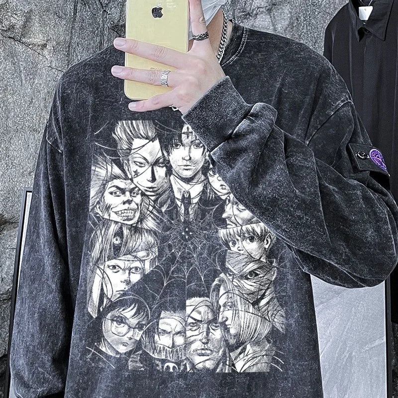 CAMISA MANGA LONGA HUNTER X HUNTER VINTAGE