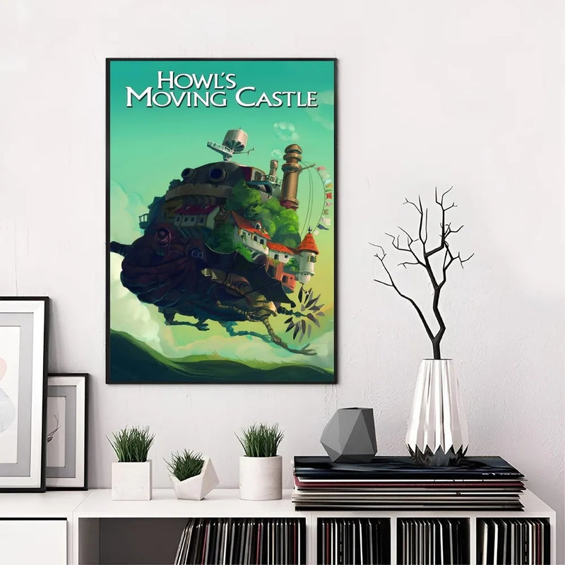 POSTERS -  HOWL'S MOVING CASTLE (STUDIO GHIBLI) SEM MOLDURA