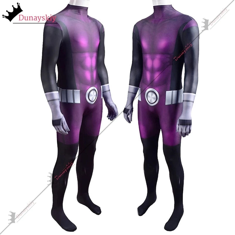 Fantasia Cosplay Mutano Beastboy, Jovens Titãs