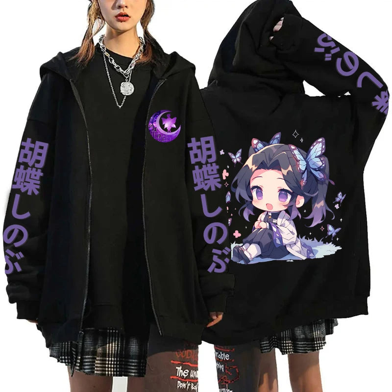 Moletom Zíper Shinobu Kochou