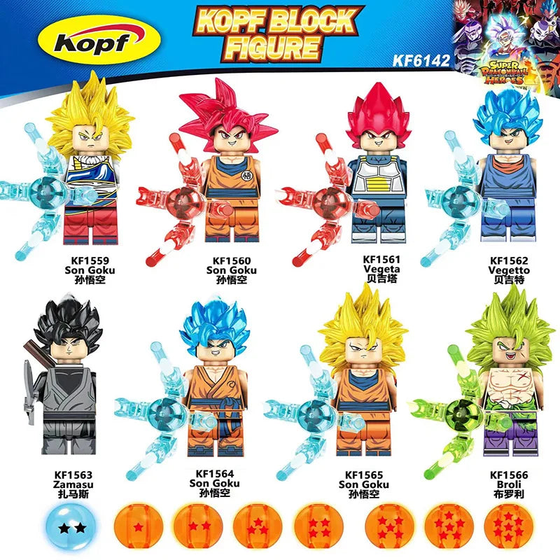 BONECOS (LEGO) DRAGON BALL