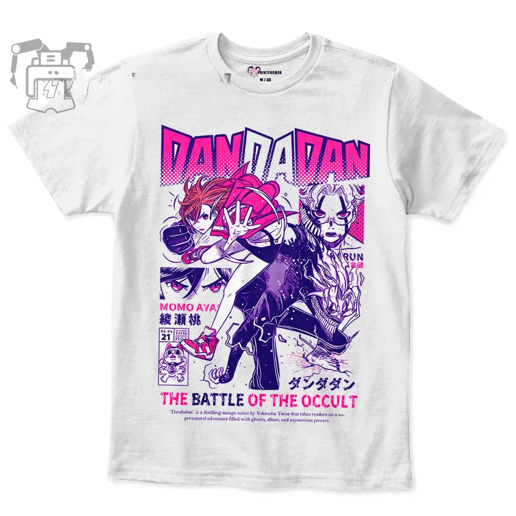 Camiseta Paranormal Dandadan – Okarun & Ayase