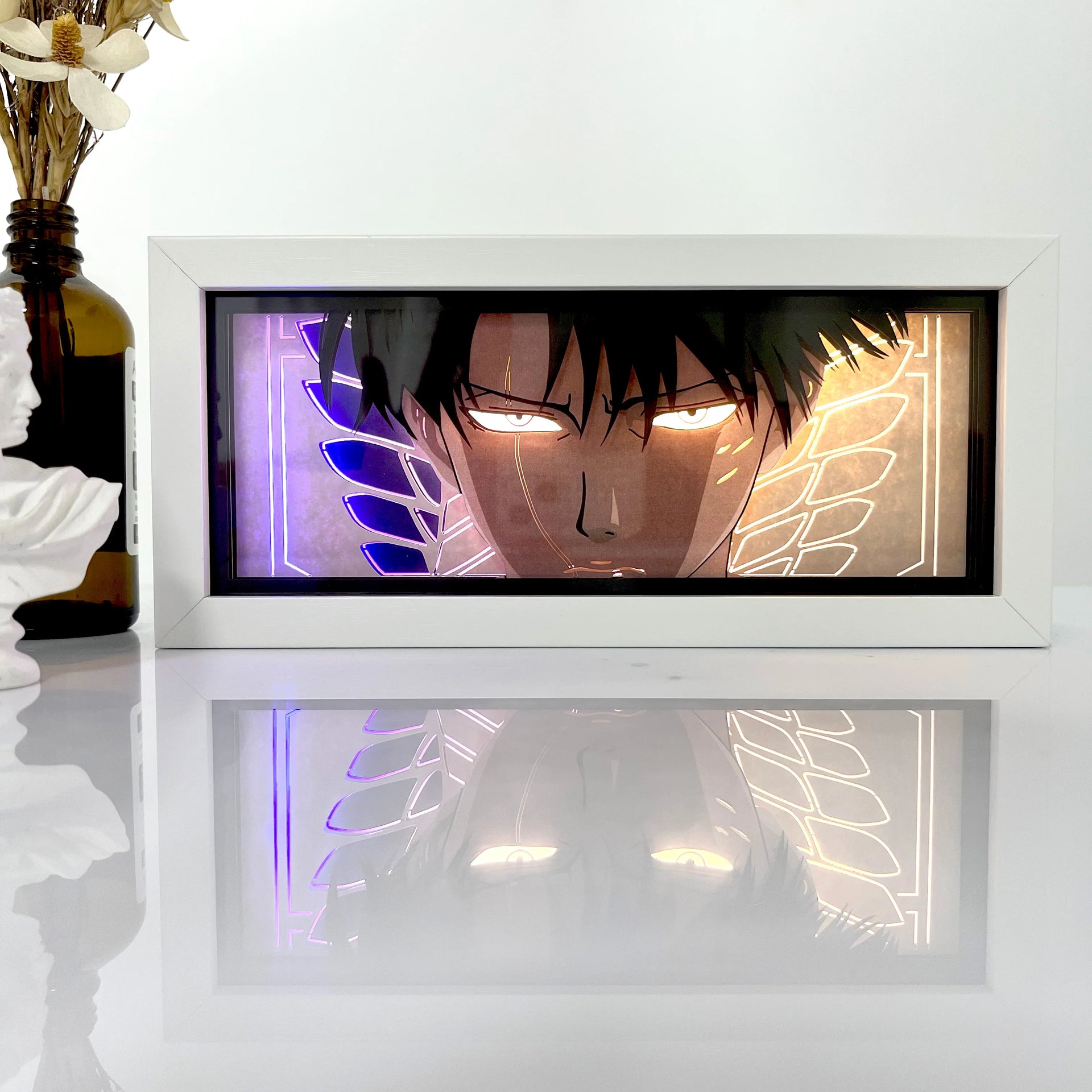 QUADRO LUMINOSO ATTACK ON TITAN, LEVI