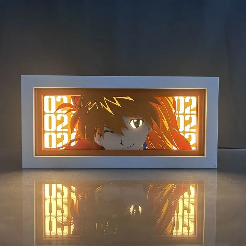 QUADRO LUMINOSO ASUKA X AYANAMI, EVANGELION