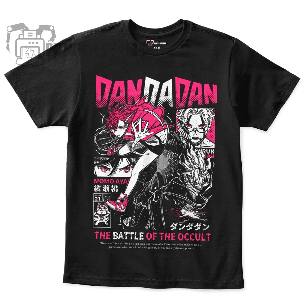 Camiseta Paranormal Dandadan – Okarun & Ayase