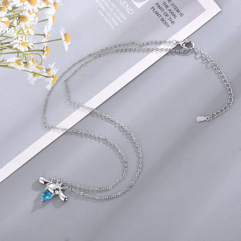 Colar Prata 925 Cinnamoroll Kawaii