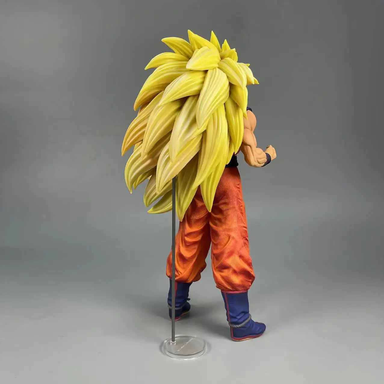 Boneco Dragon Ball Z Goku SSJ3, Estátua Super Saiyan 3 30cm