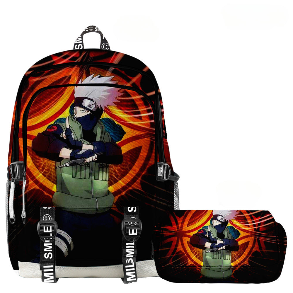 Mochila Naruto + Estojo (Brinde)