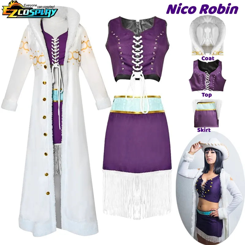 Fantasia Cosplay Adulto Nico Robin Alabasta