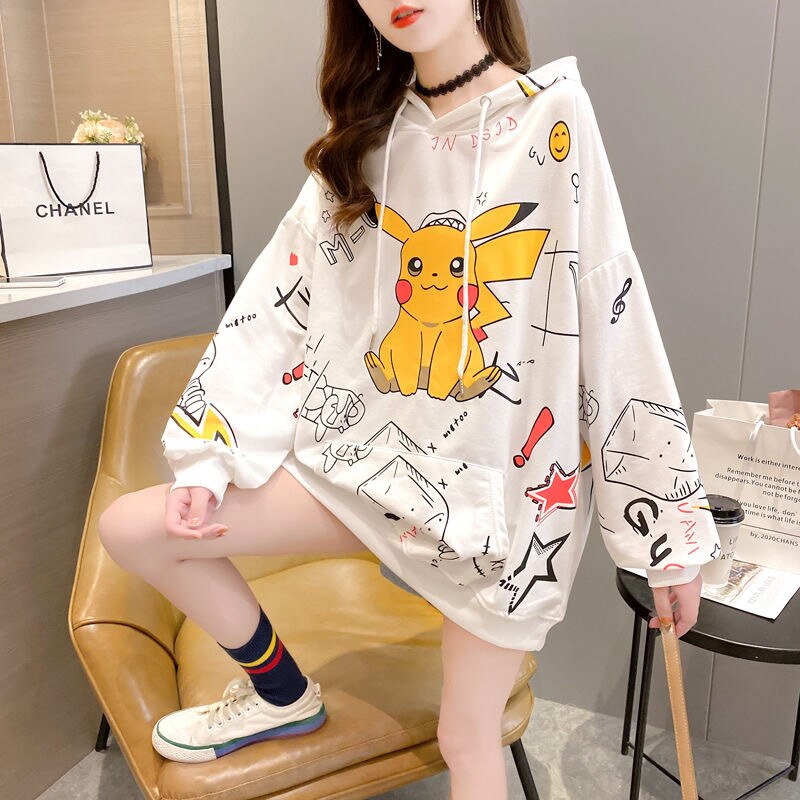 Moletom Pikachu Fofinho Oversized