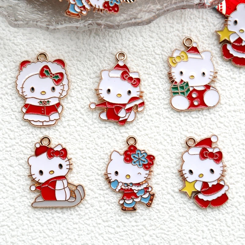 Pingete Kit 6pcs Charms Natal Sanrio