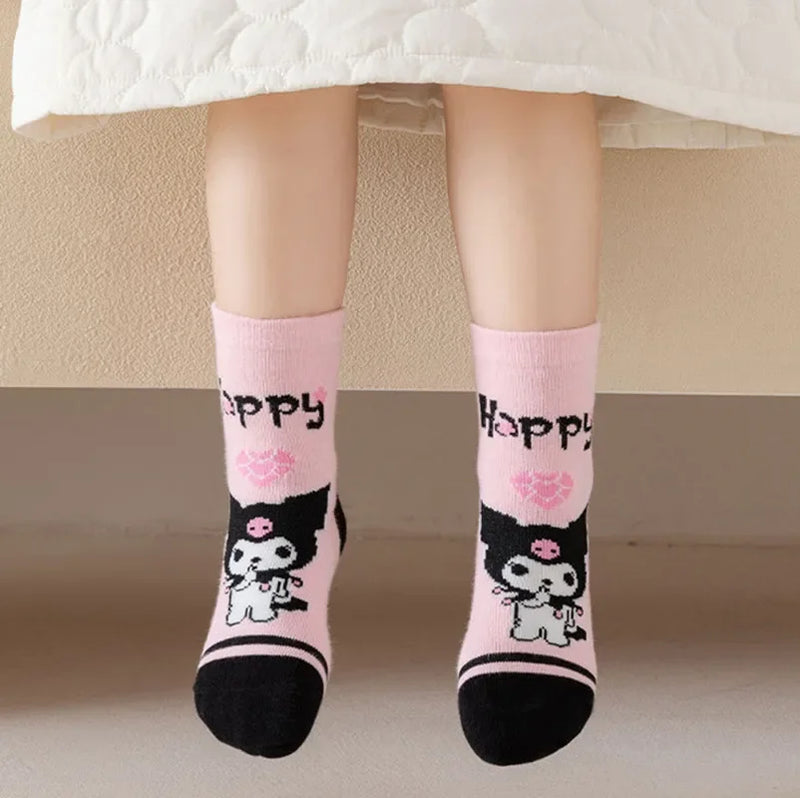 Kit Meia Sanrio, 5 Pares