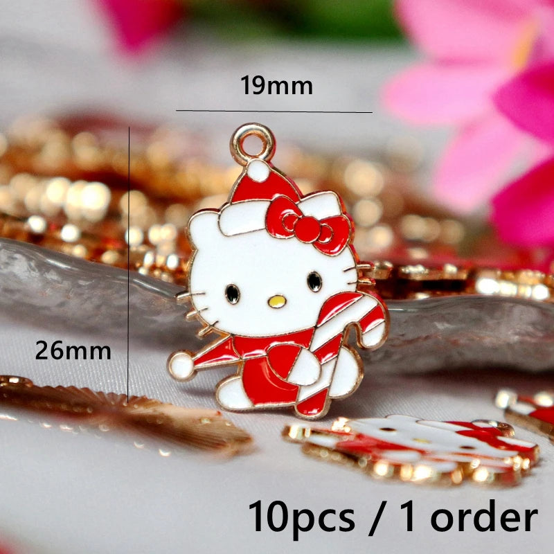 Pingete Kit 6pcs Charms Natal Sanrio