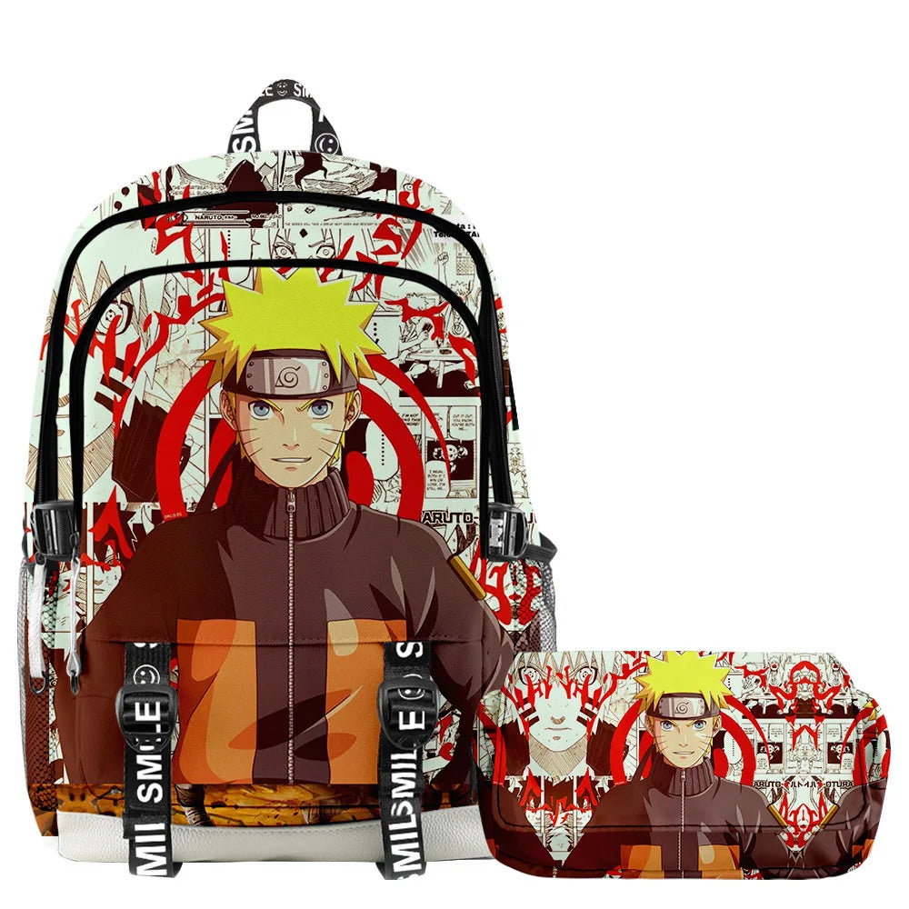 Mochila Naruto + Estojo (Brinde)