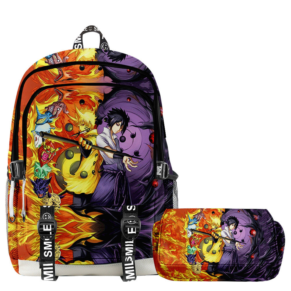 Mochila Naruto + Estojo (Brinde)