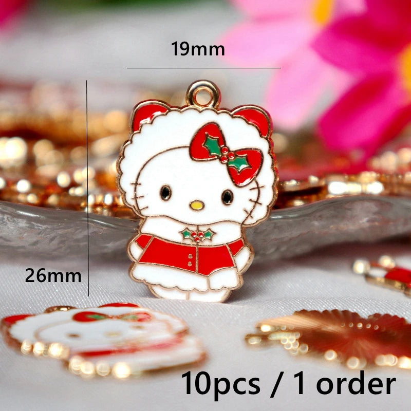 Pingete Kit 6pcs Charms Natal Sanrio