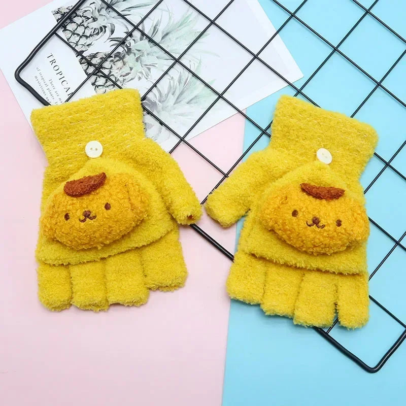 Luvas Sanrio Kawaii Fluffy